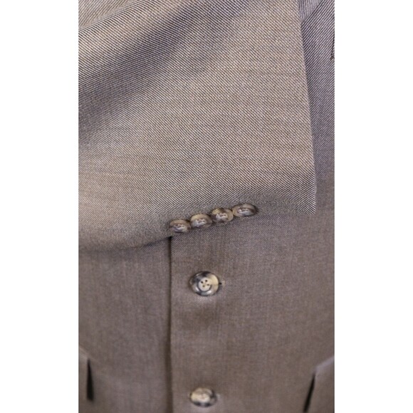 Vintage Designer Oscar De La Renta Men's Silk Wool Suit Jacket Blazer 43R - Picture 8 of 12